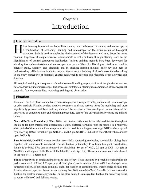 Handbook on Bio-Staining Procedures: A Quick Practical Approach ...