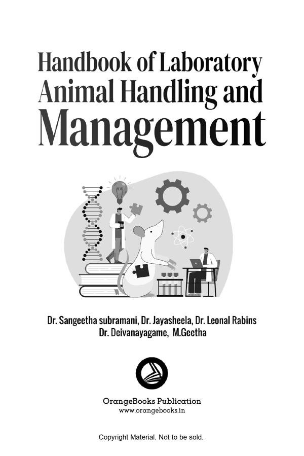 Handbook of laboratory animal handling and management Wissen Bookstore